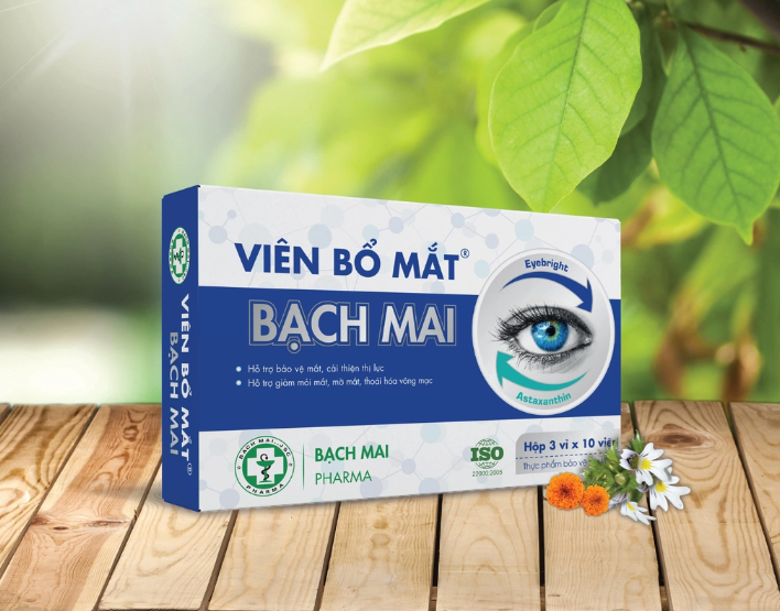 Viên bổ mắt Bạch Mai (hộp 3 vỉ*10vien)
